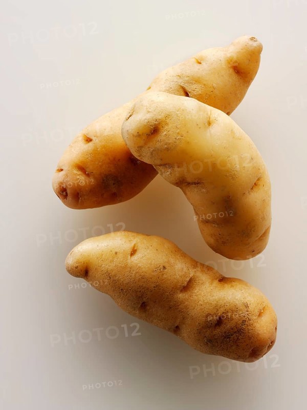 Fresh organic Anya potatoes