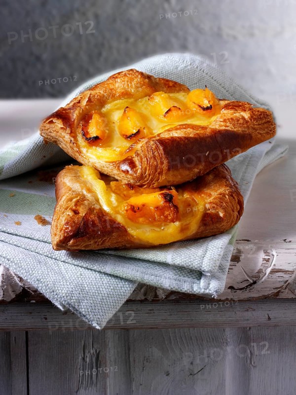 Danish apricot pastries