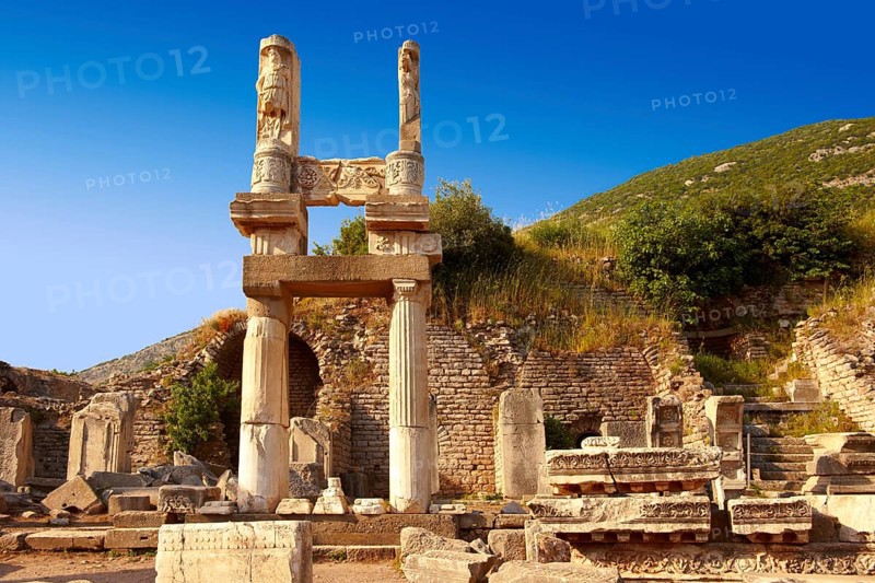 The entrance to the Temple of Emperor Domitian
