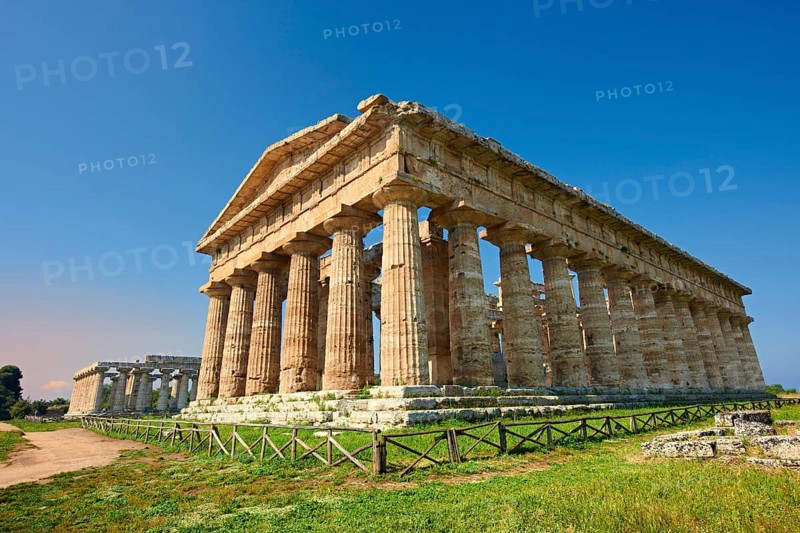 The ancient Doric Greek Temple of Hera