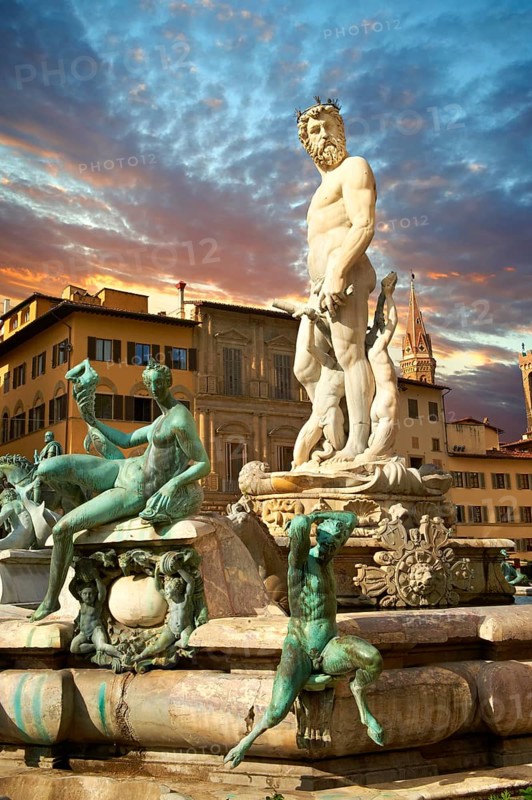 The Fountain of Neptune by Bartolomeo Ammannati