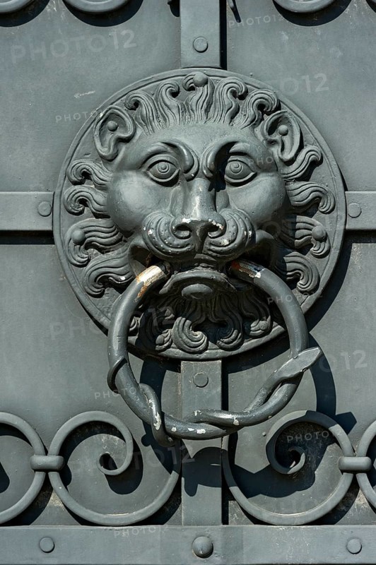 Wrought iron door knocker