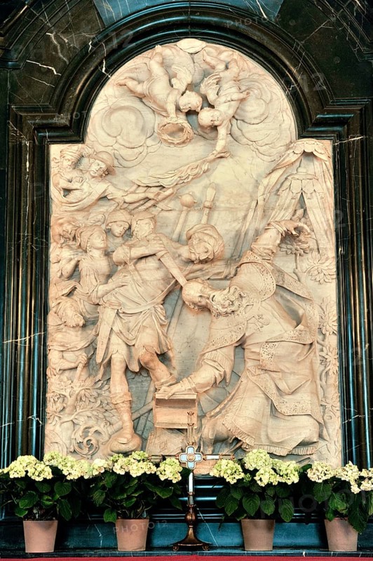 Relief image of the strike of the sword by Johann Neudecker