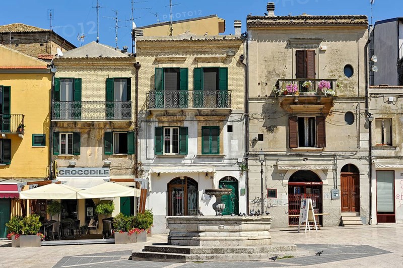 Row of houses on Corso Giuseppe Garibaldi