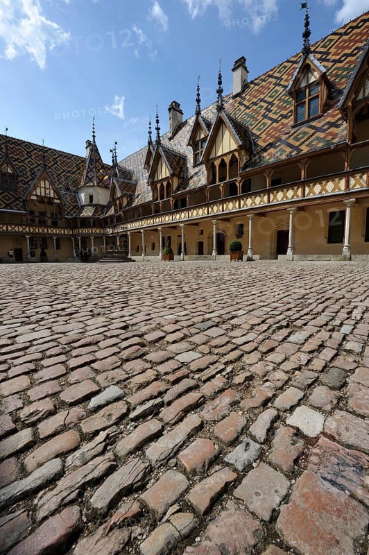 Courtyard of the Hotel-Dieu
