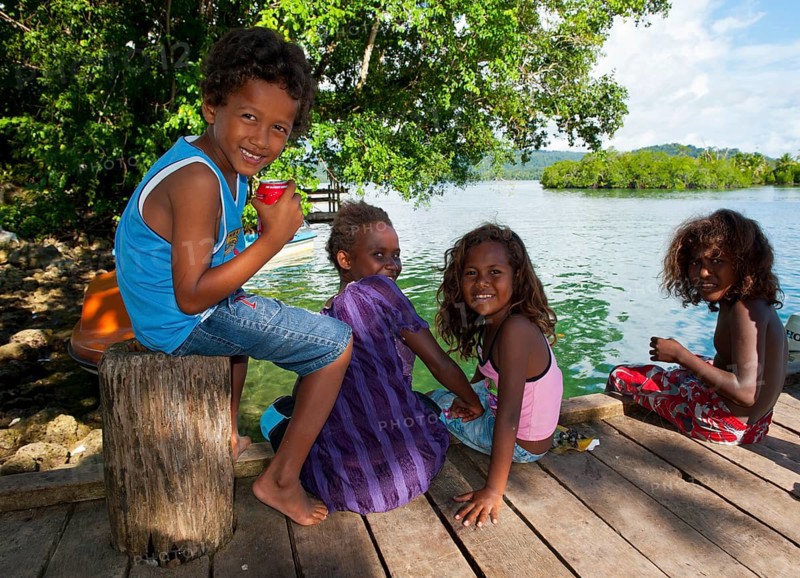Friendly local children