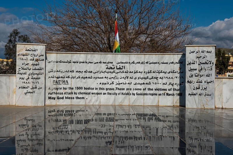 Mass grave on Halabja cemetery