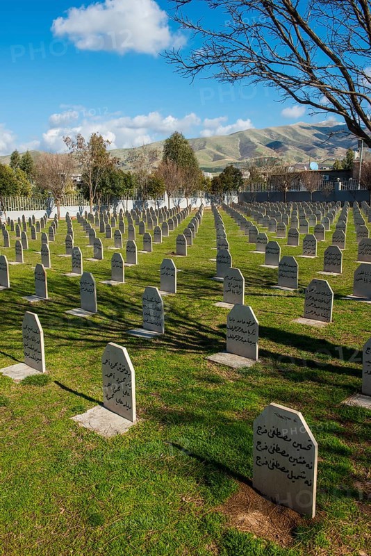 Graves on Halabja cemetery