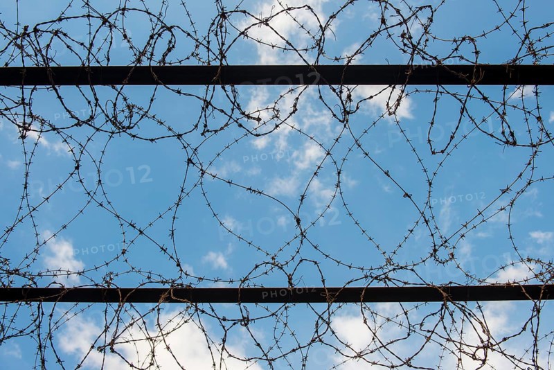 Barb wire in the Amna Suraka or Red Security Museum