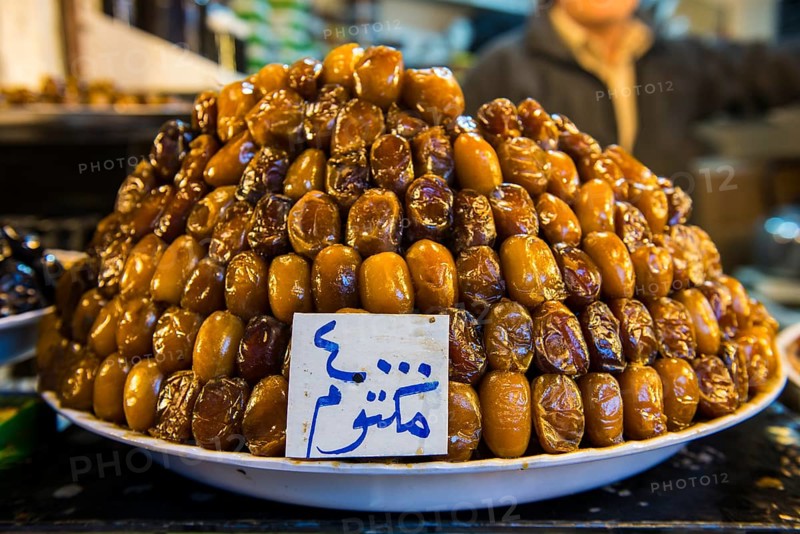 Dates for sale in the Bazaar of Sulaymaniyah