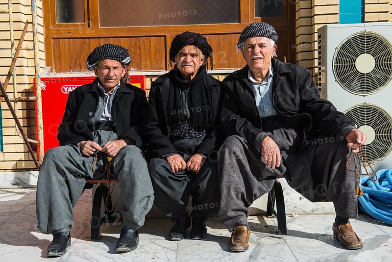 Local men in the bazaar of Sulaymaniyah