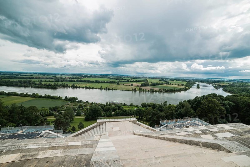 View from the Walhalla memorial or Valhalla temple across the Danube