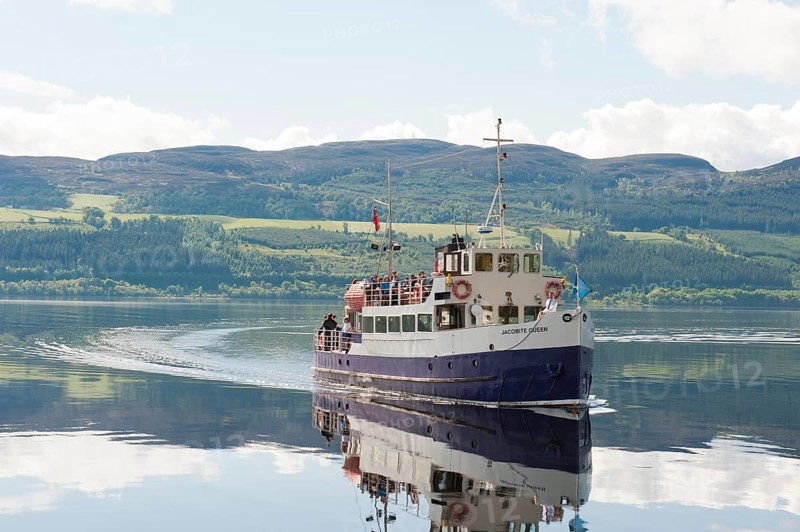 Jacobite Queen ship sailing on Loch Ness