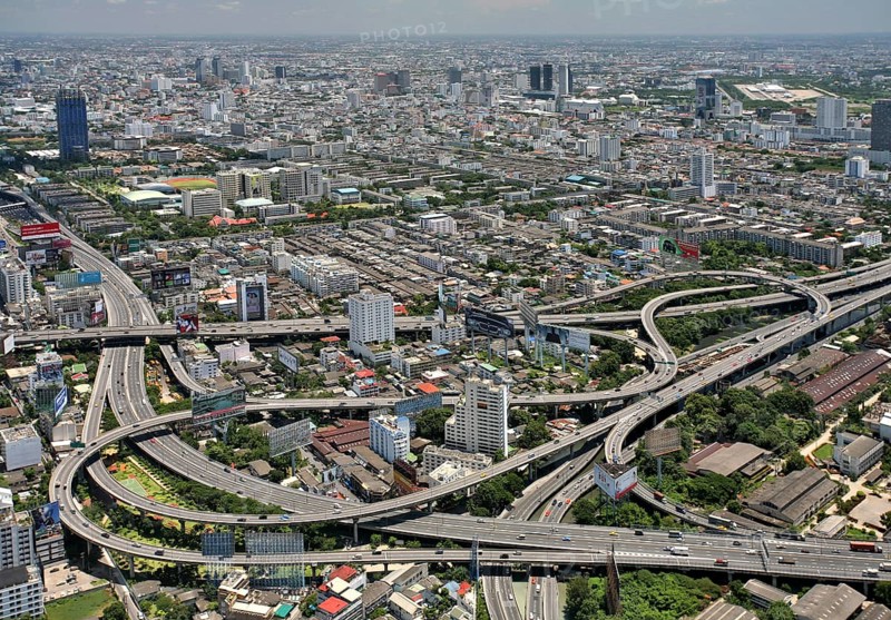 Panoramic view from Baiyoke Tower