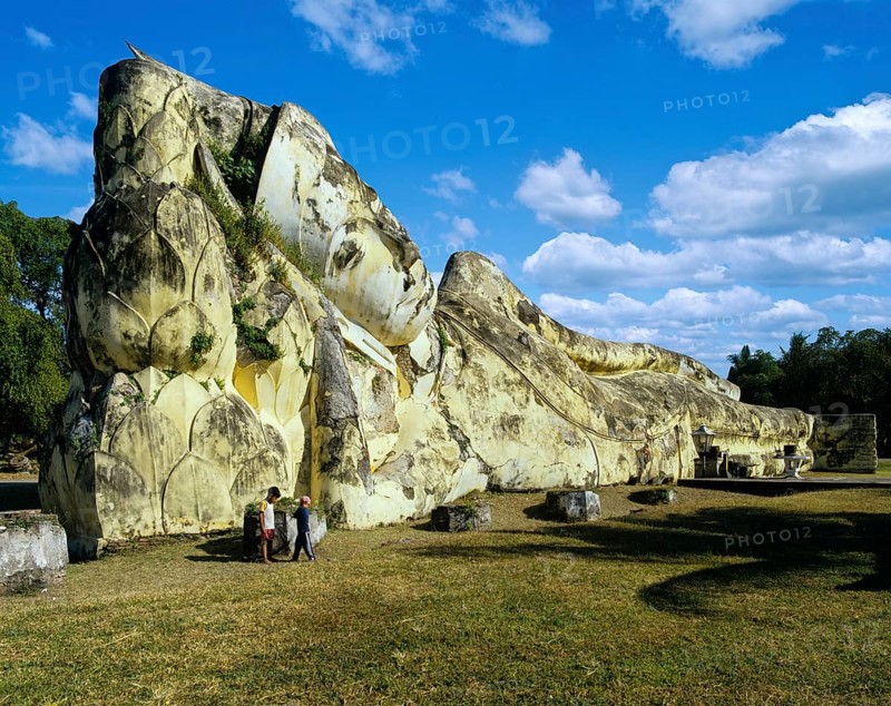 Reclining Buddha of Wat Lokaya Sutharam or Wat Lokayasutha
