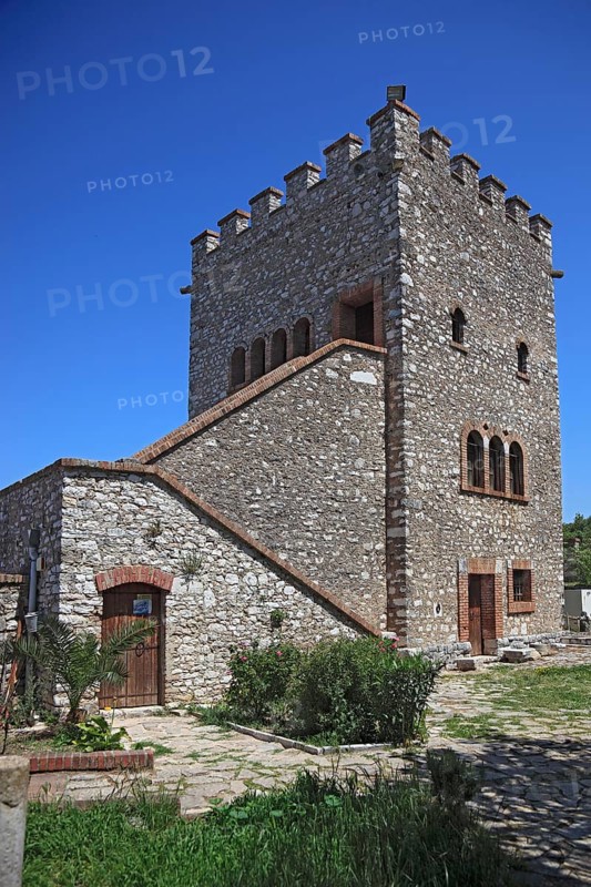 Courtyard of the Venetian Castle in the ruins of the ancient city of Butrint