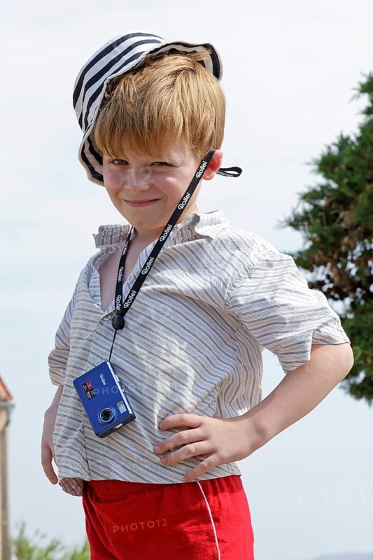 Boy with camera