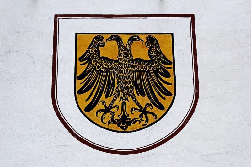 Coat of arms with the German double-headed eagle