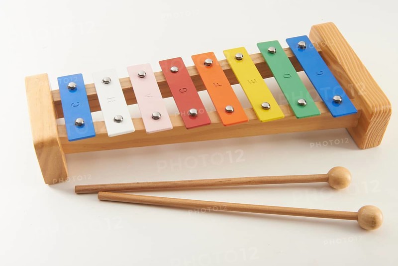Colourful glockenspiel