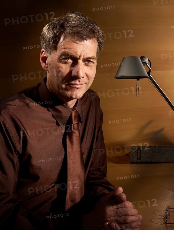 Businessman sitting at a desk