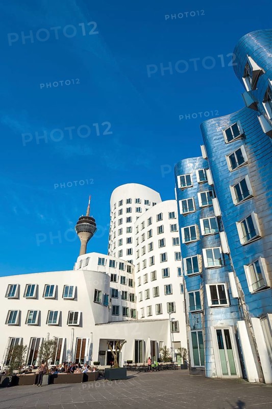 New Zollhof office buildings designed by architect Frank O Gehry