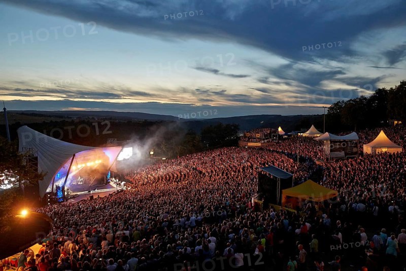 German band 'Unheilig' performing live on the Freilichbuehne Loreley open-air stage