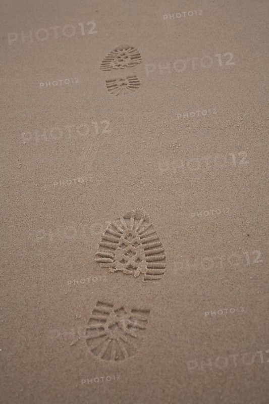 Footprints in the sand