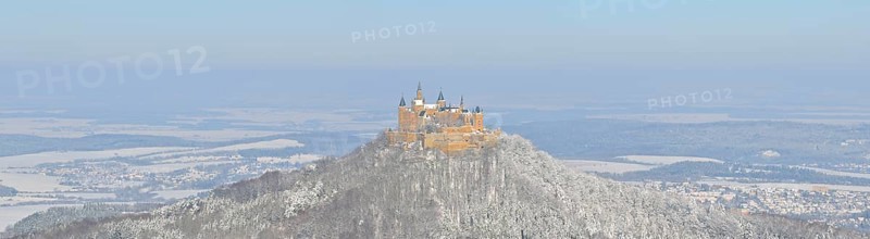 Burg Hohenzollern Castle in winter