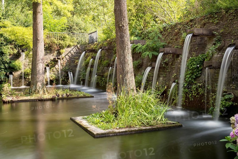Water features in the Planten un Blomen park
