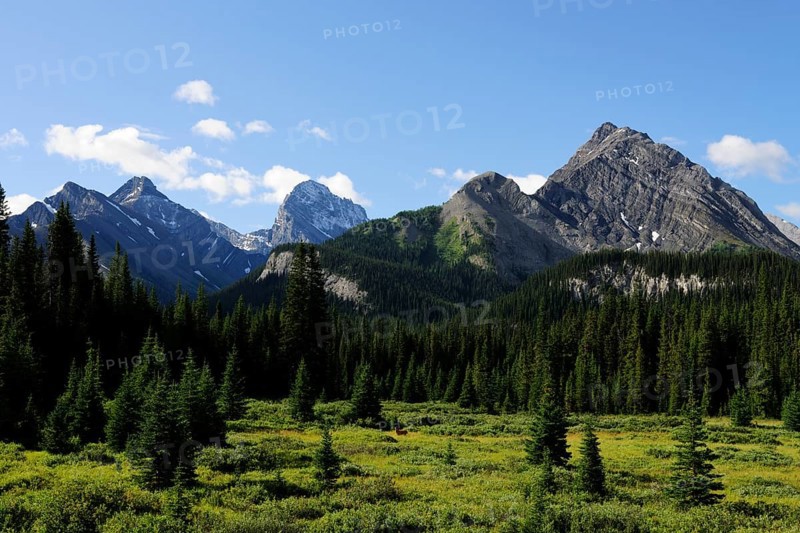 Mountains of the eastern foothills of the Rocky Mountains