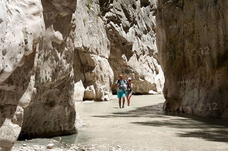 Tourists in the Saklikent Gorge