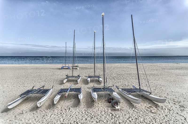 Catamarans on the beach