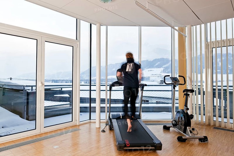 Correct running on a treadmill