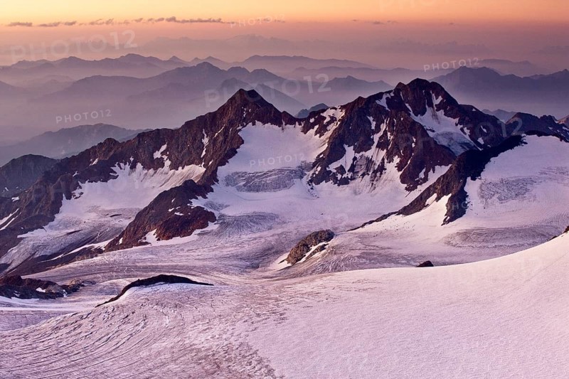 View from Wilder Pfaff Mountain towards Alto Adige