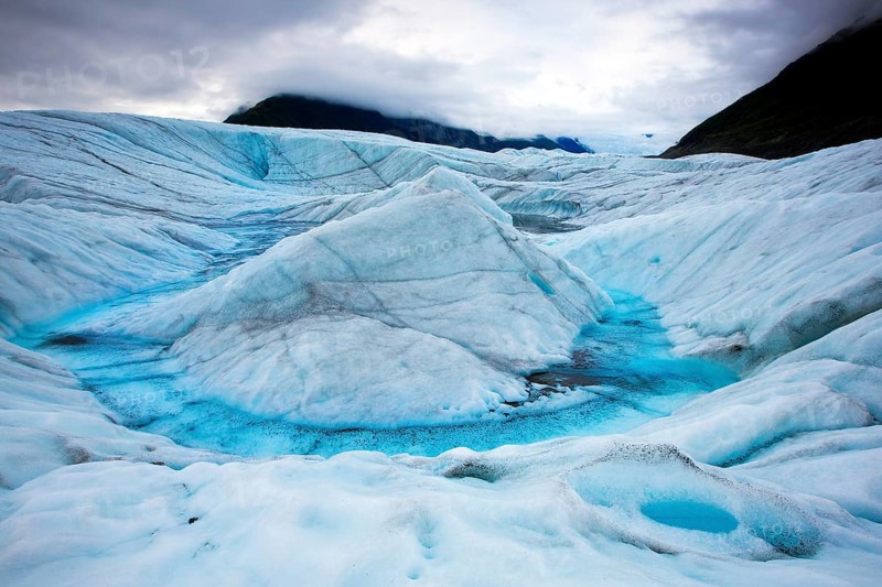 Meltwater at Matanuska Glacier