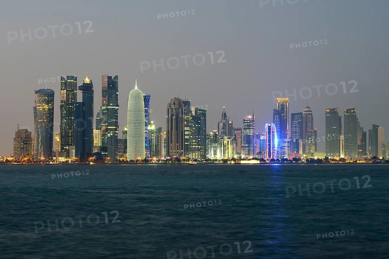 Skyline of Doha with Al Bidda Tower