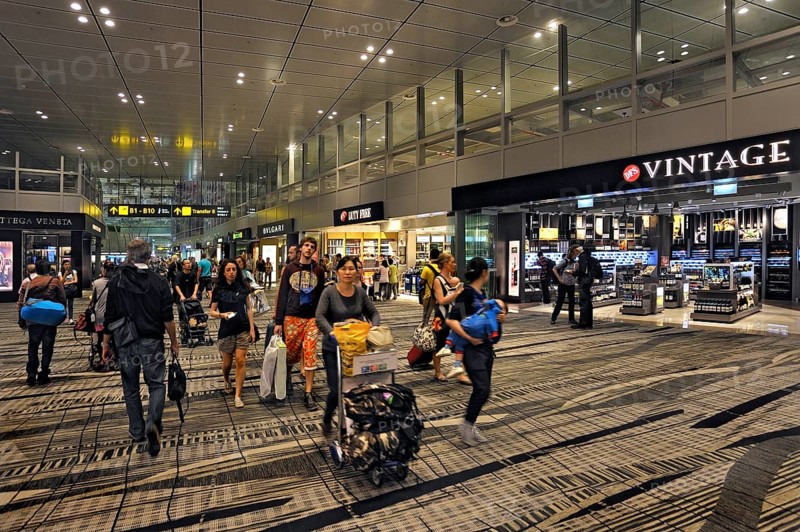 Arrivals hall in Soekarno-Hatta Airport