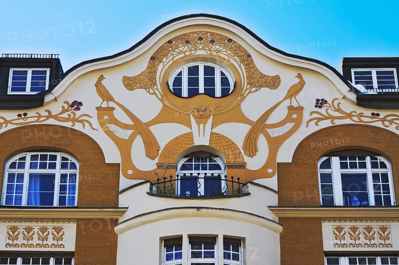 Art Nouveau façade