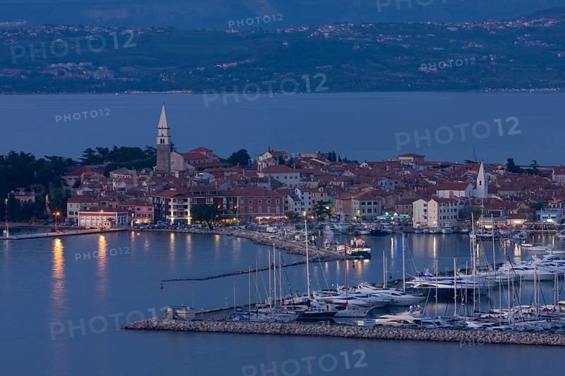 The marina in the evening