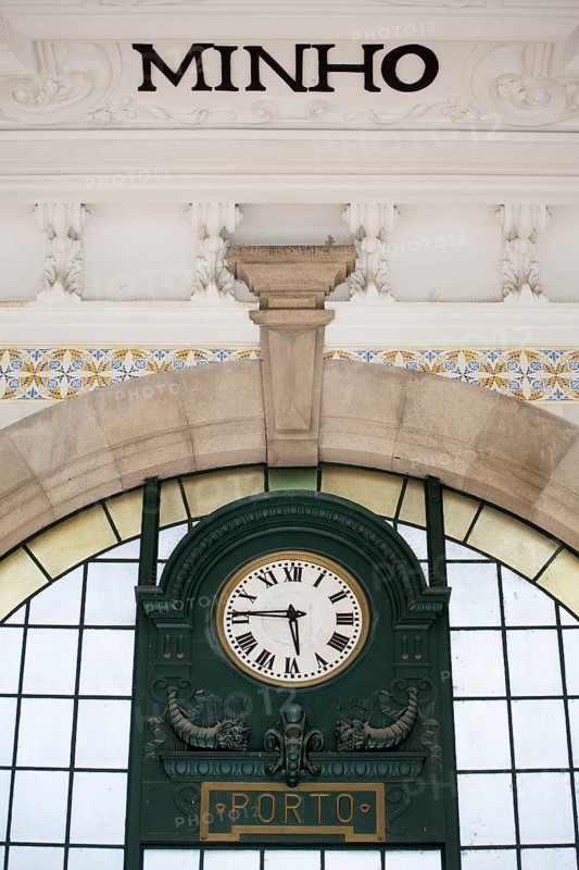 Railway station clock