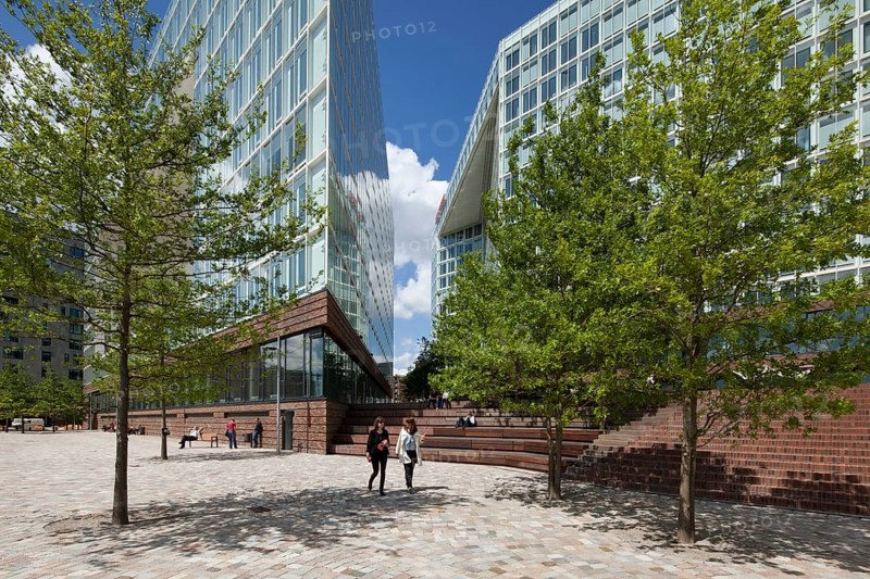Spiegel Publishing House building on Ericusspitze