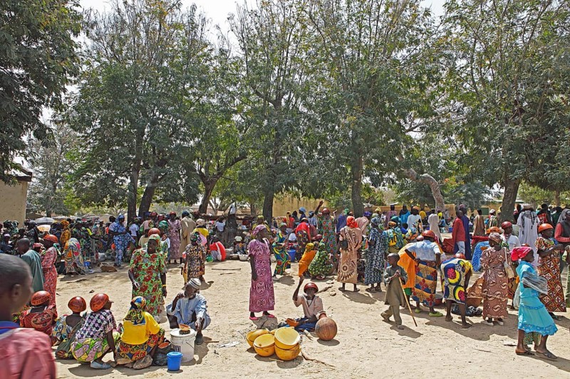 Market scene