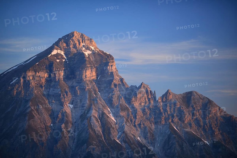 Serles mountain at dawn