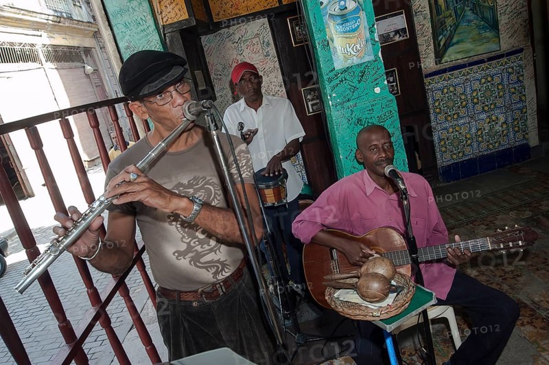 Musicians in a bar in Old Havana