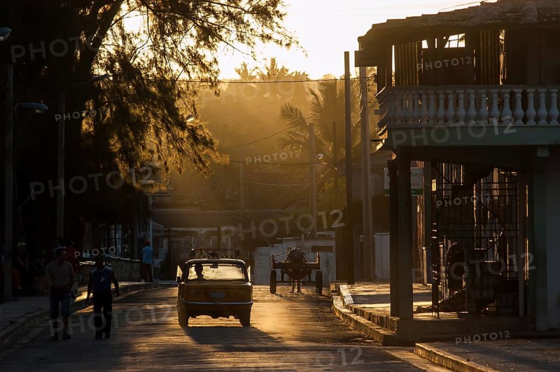 Evening mood in the coastal town of Gibara
