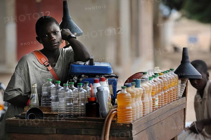 Seller of motorcycle petrol
