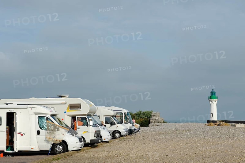 Camping van parking site