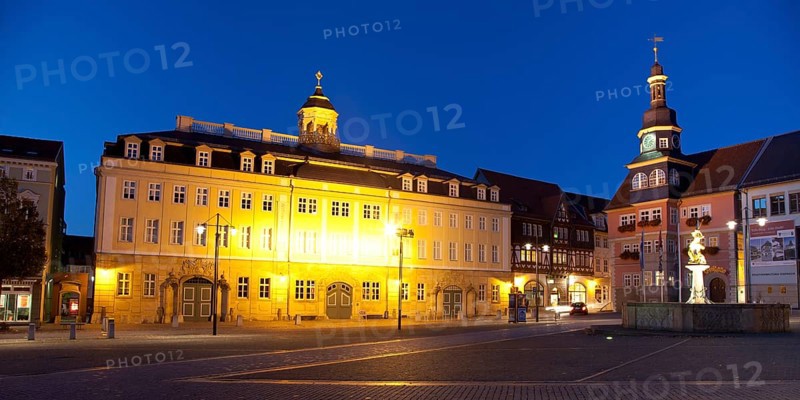 City Palace and City Hall on Markt square