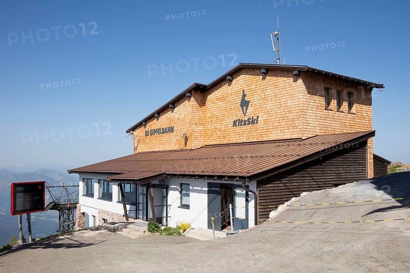 Mountain station of the mountain railway at the Kitzbüheler Horn