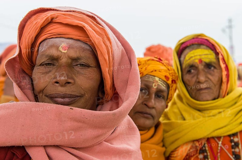 Portrait of a Shiva sadhvi